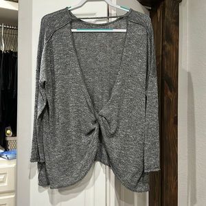 Slouchy Open back Lulu’s sweater